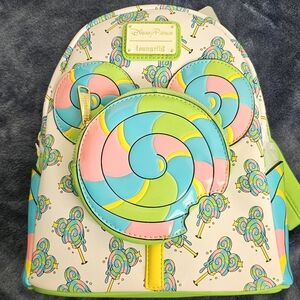 Loungefly Multicolor Disney Lollipop Backpack